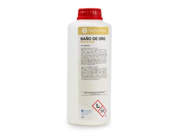 TECHNOFLUX -BAÑO ORO AMARILLO PAJA 1 LITRO